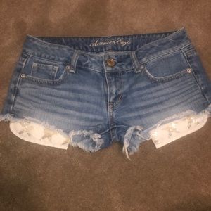 American Eagle Shortie Shorts